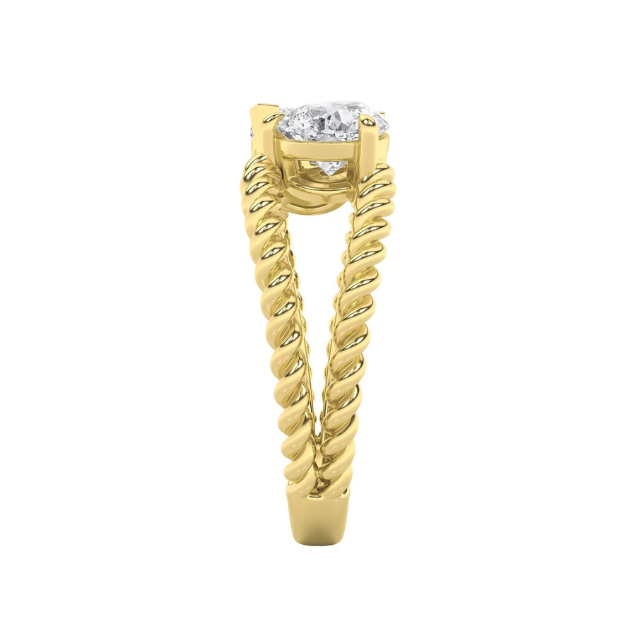 Pear Shape Toi Et Moi Fashiion Ring lab grown diamond