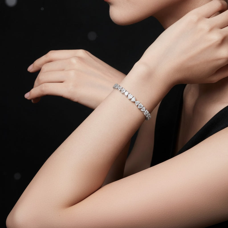 Model wearing bracelet