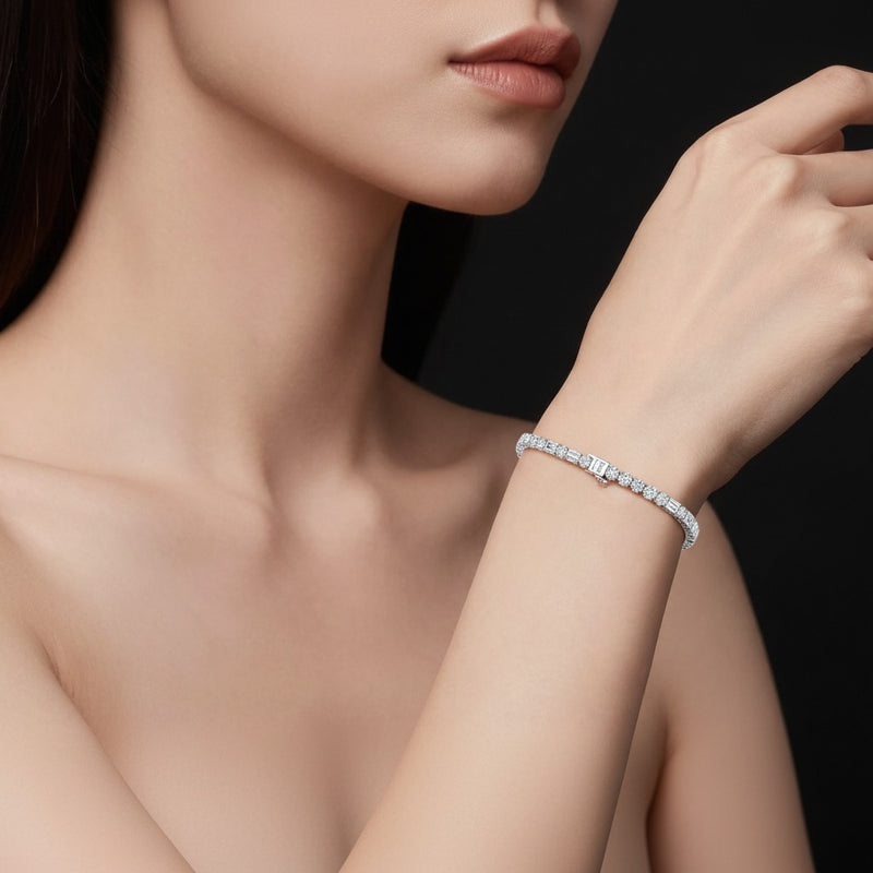 Model wearing bracelet