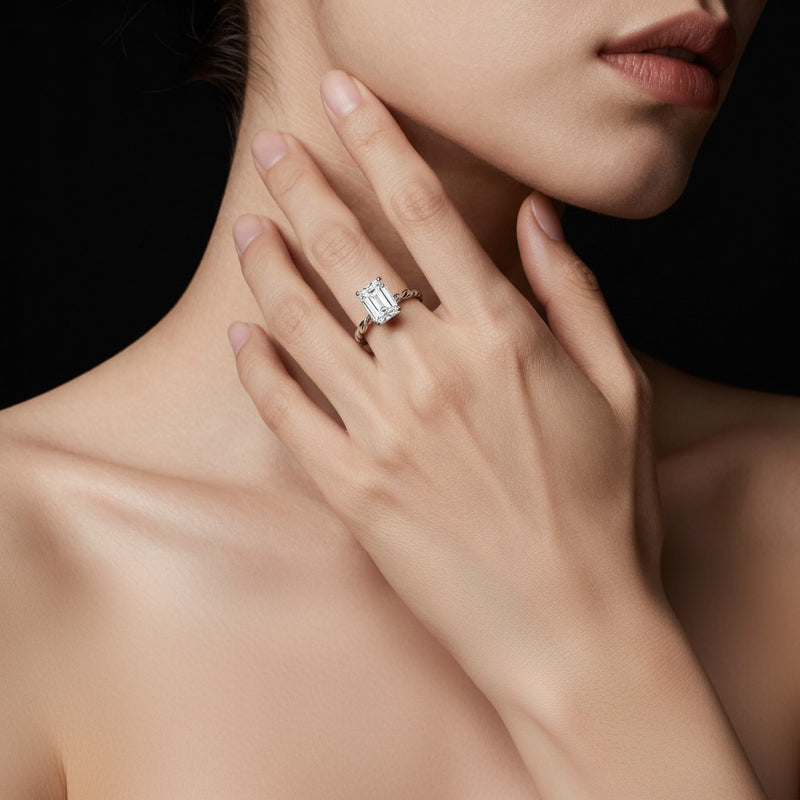 Model wearing ring