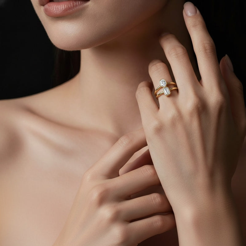 Model wearing 62g