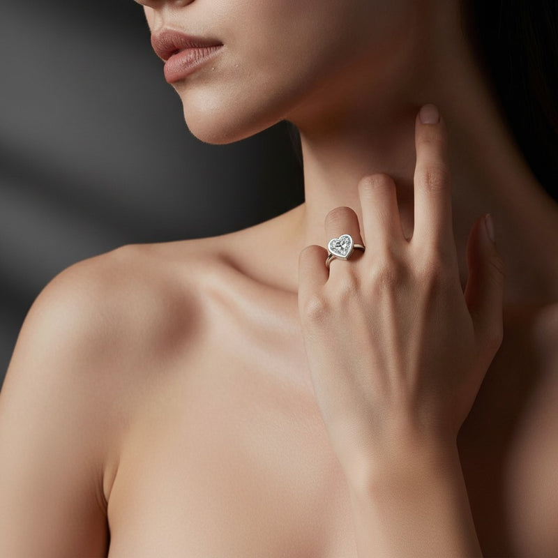 Model wearing ring