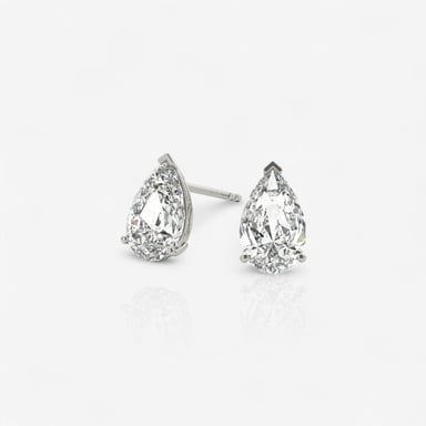 Solitaire Studs — Fancy Shape