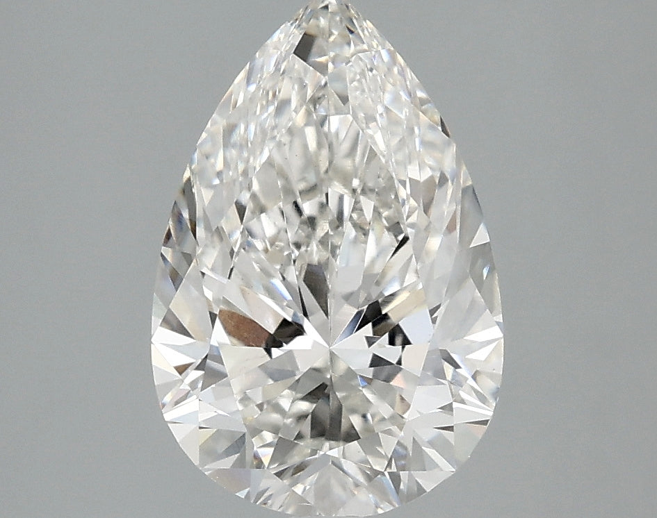 OROLEV Lab Grown Diamond Pear 2.52 Carats - Certification No.770655423