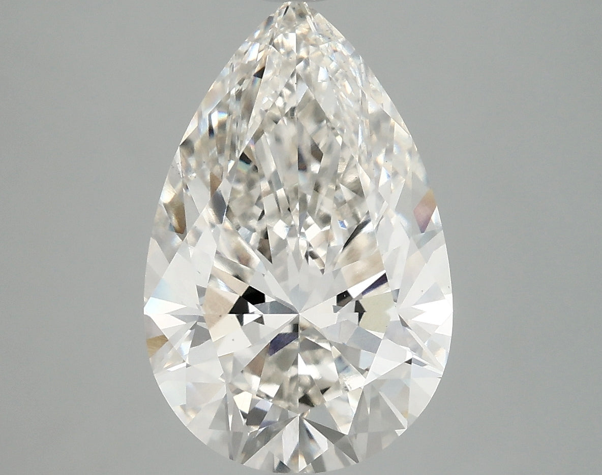 OROLEV Lab Grown Diamond Pear 4.05 Carats - Certification No.797651176