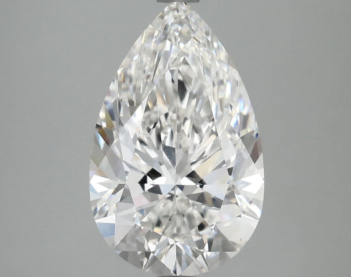 OROLEV Lab Grown Diamond Pear 4.09 Carats - Certification No.792614830