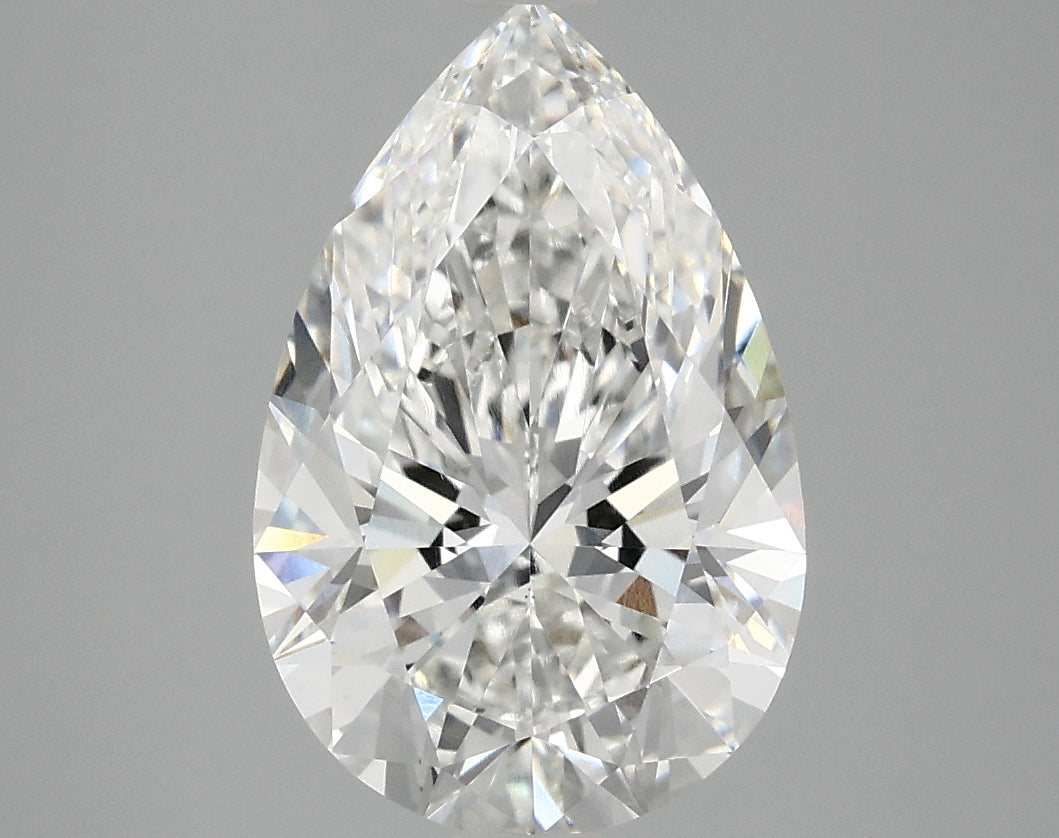 OROLEV Lab Grown Diamond Pear 3.08 Carats - Certification No.728511024