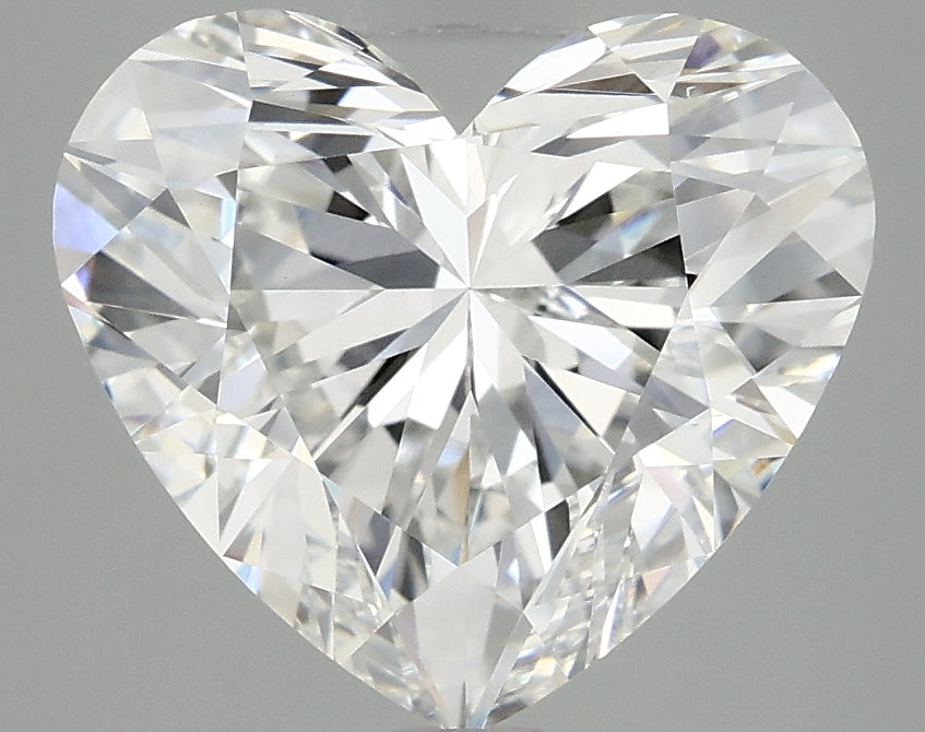OROLEV Lab Grown Diamond Heart 4.08 Carats - Certification No.700582385