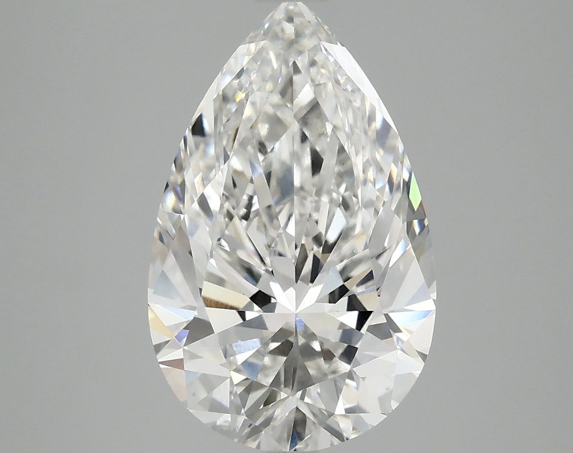 OROLEV Lab Grown Diamond Pear 4.03 Carats - Certification No.797610203