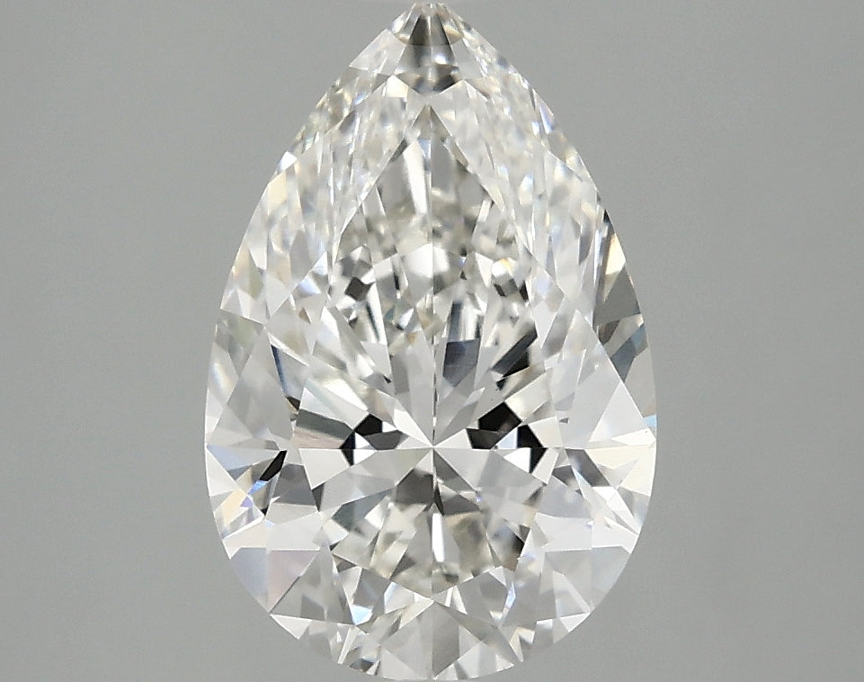 OROLEV Lab Grown Diamond Pear 2.55 Carats - Certification No.758564844
