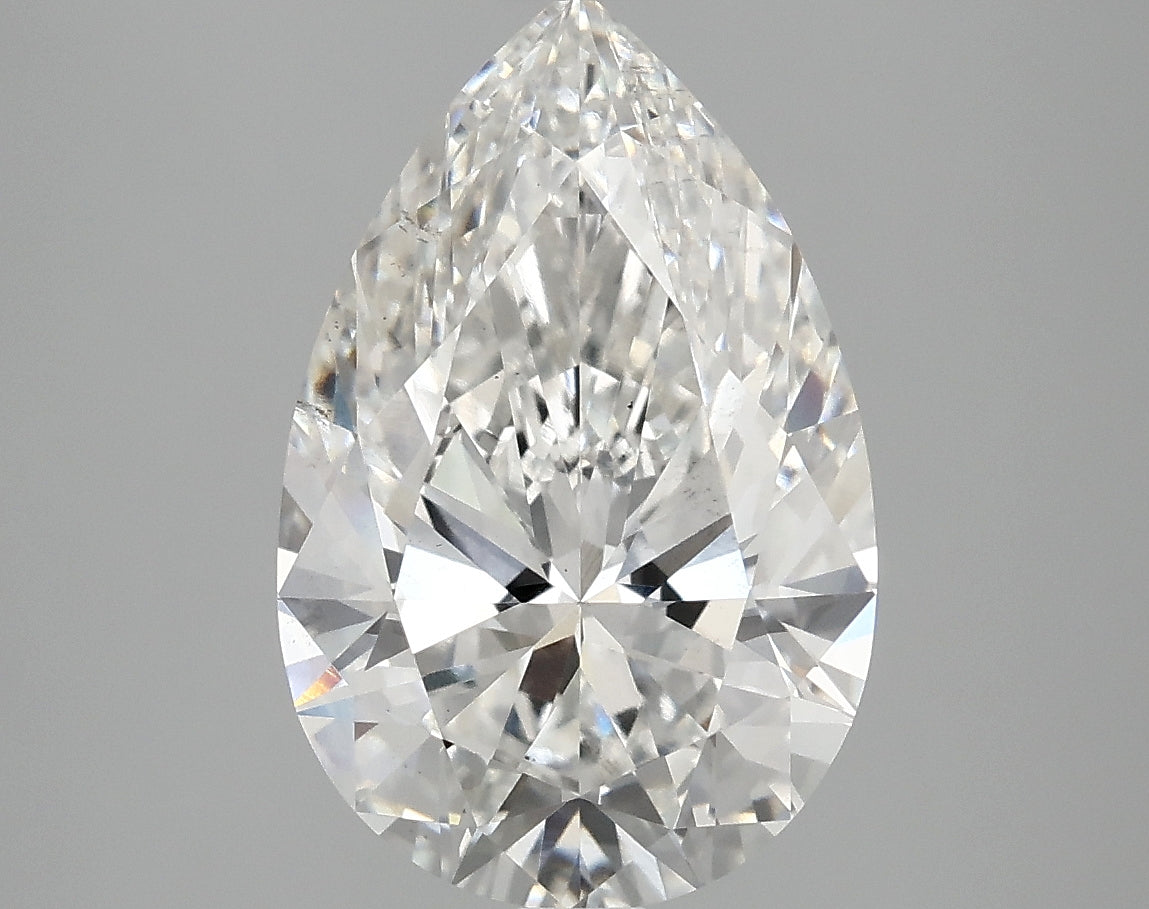 OROLEV Lab Grown Diamond Pear 4.08 Carats - Certification No.763663225