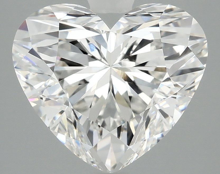 OROLEV Lab Grown Diamond Heart 4.1 Carats - Certification No.715534398