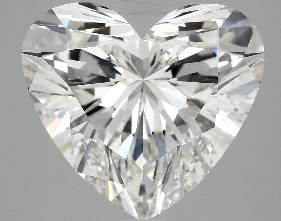 OROLEV Lab Grown Diamond Heart 4.8 Carats - Certification No.717508141