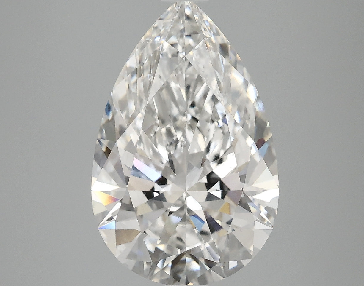 OROLEV Lab Grown Diamond Pear 4.06 Carats - Certification No.728506683