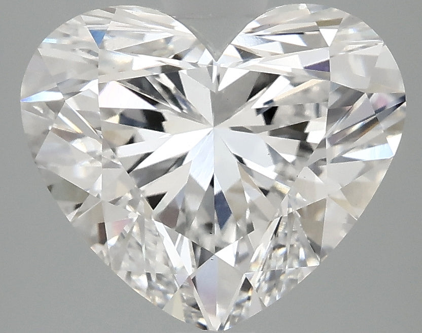 OROLEV Lab Grown Diamond Heart 4.06 Carats - Certification No.717575577