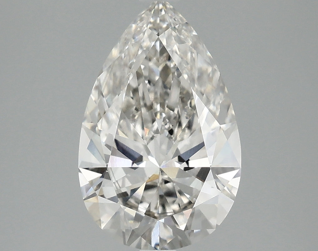 OROLEV Lab Grown Diamond Pear 2.51 Carats - Certification No.801621822