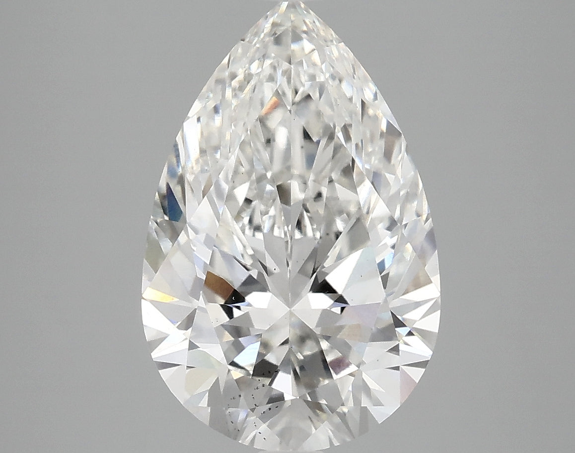 OROLEV Lab Grown Diamond Pear 4.06 Carats - Certification No.763663228