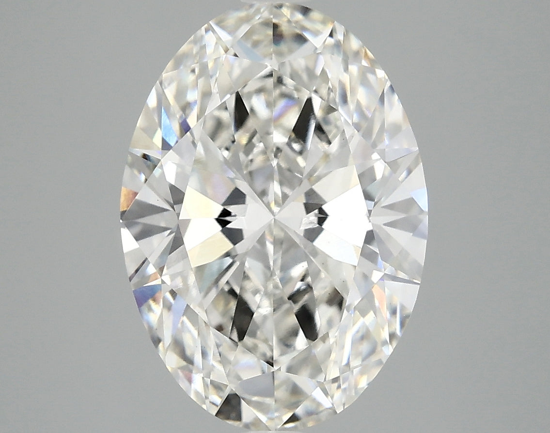 OROLEV Lab Grown Diamond Oval 4.06 Carats - Certification No.797694430
