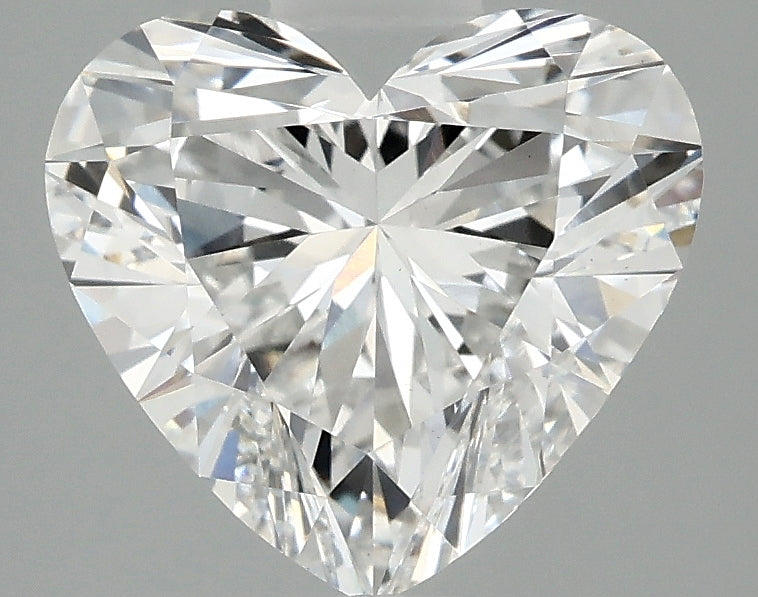 OROLEV Lab Grown Diamond Heart 2.58 Carats - Certification No.720514237