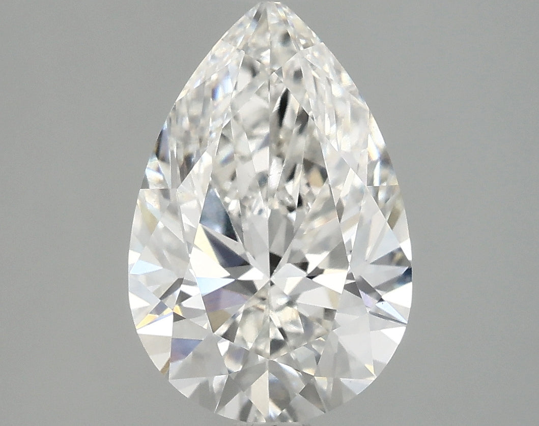 OROLEV Lab Grown Diamond Pear 2.51 Carats - Certification No.772607232