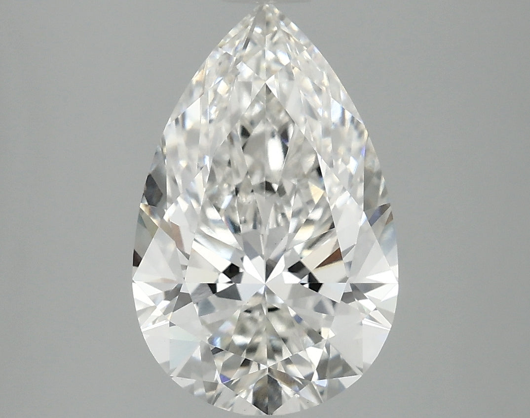 OROLEV Lab Grown Diamond Pear 3.09 Carats - Certification No.728510804