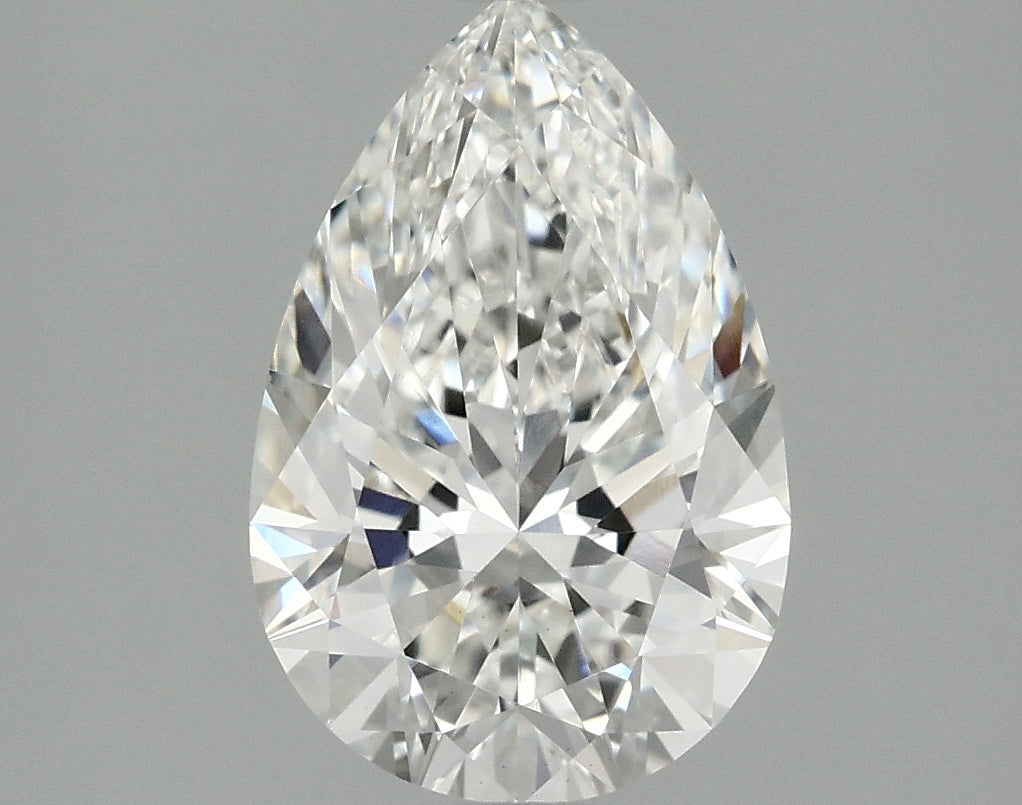 OROLEV Lab Grown Diamond Pear 1.58 Carats - Certification No.797622442