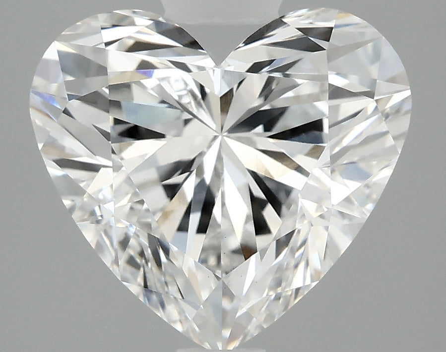 OROLEV Lab Grown Diamond Heart 3.08 Carats - Certification No.708581732