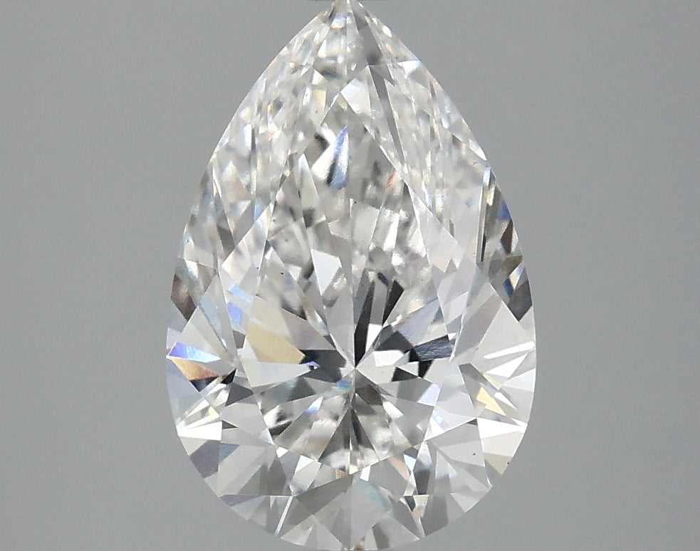 OROLEV Lab Grown Diamond Pear 2.55 Carats - Certification No.770609538