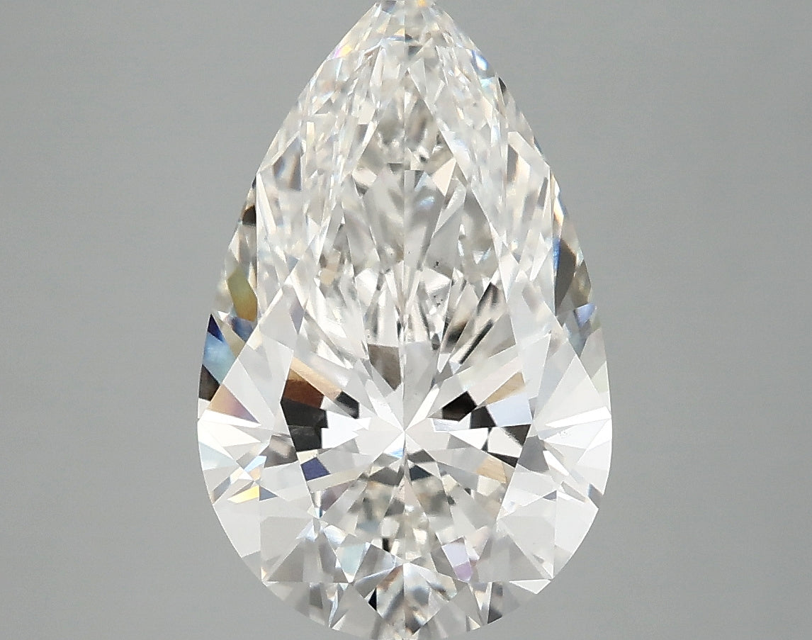 OROLEV Lab Grown Diamond Pear 4.1 Carats - Certification No.797656782