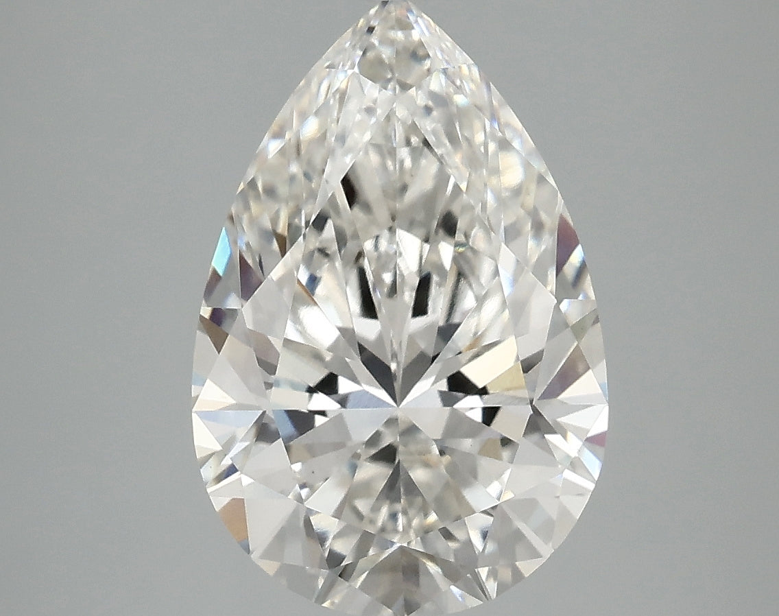 OROLEV Lab Grown Diamond Pear 4.09 Carats - Certification No.763663133