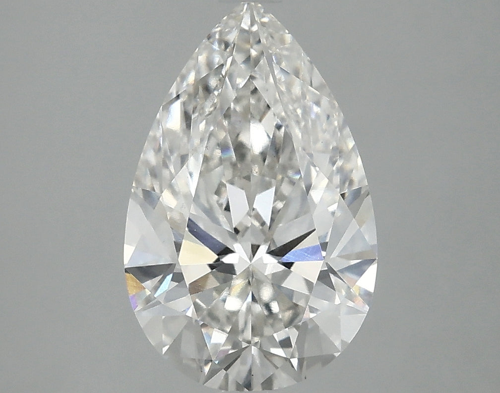 OROLEV Lab Grown Diamond Pear 2.51 Carats - Certification No.772679067