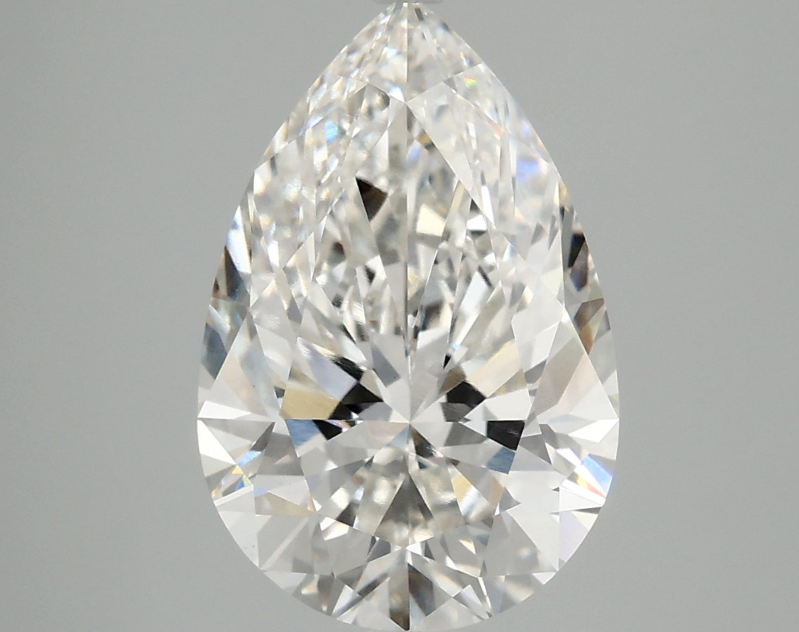 OROLEV Lab Grown Diamond Pear 4.03 Carats - Certification No.727518682