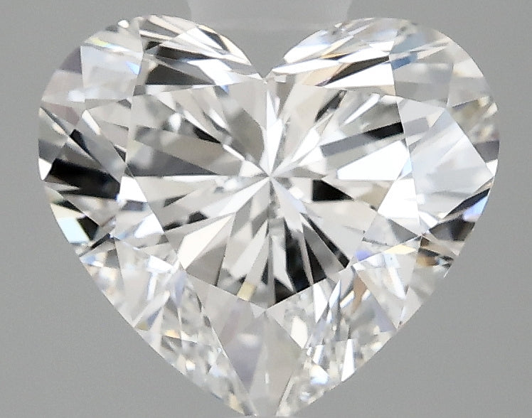 OROLEV Lab Grown Diamond Heart 2.58 Carats - Certification No.719556465