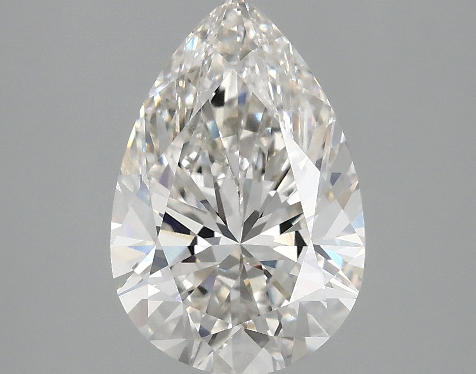 OROLEV Lab Grown Diamond Pear 2.52 Carats - Certification No.771667277