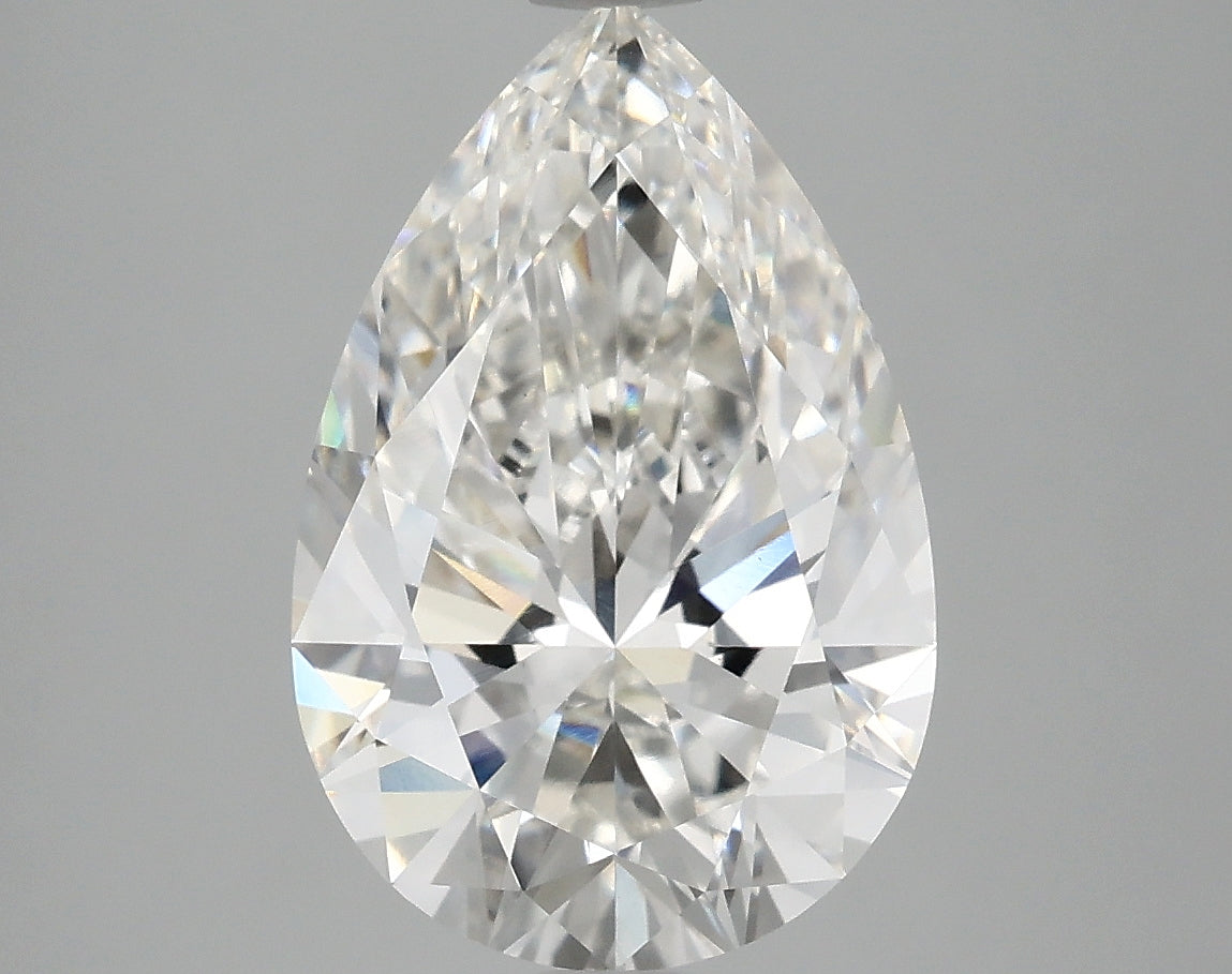 OROLEV Lab Grown Diamond Pear 4.03 Carats - Certification No.727579487
