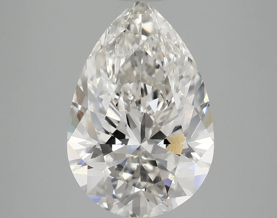 OROLEV Lab Grown Diamond Pear 4.07 Carats - Certification No.727542711