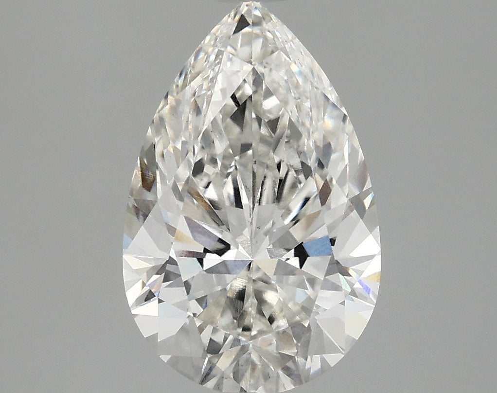 OROLEV Lab Grown Diamond Pear 2.55 Carats - Certification No.771606670