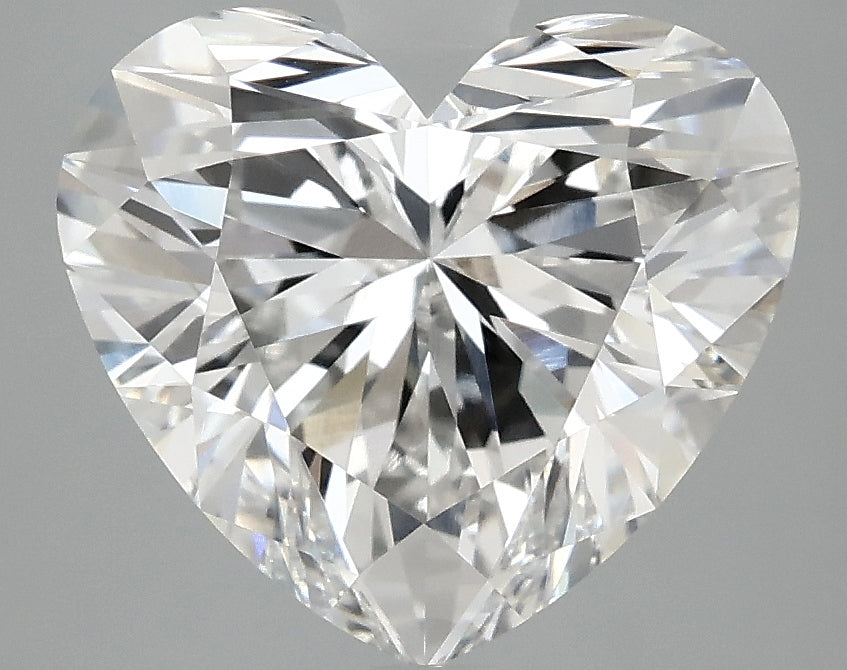 OROLEV Lab Grown Diamond Heart 4.08 Carats - Certification No.712586958