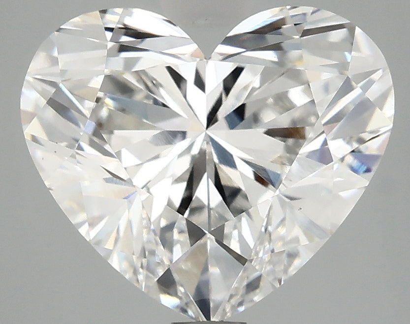 OROLEV Lab Grown Diamond Heart 4.08 Carats - Certification No.712563826