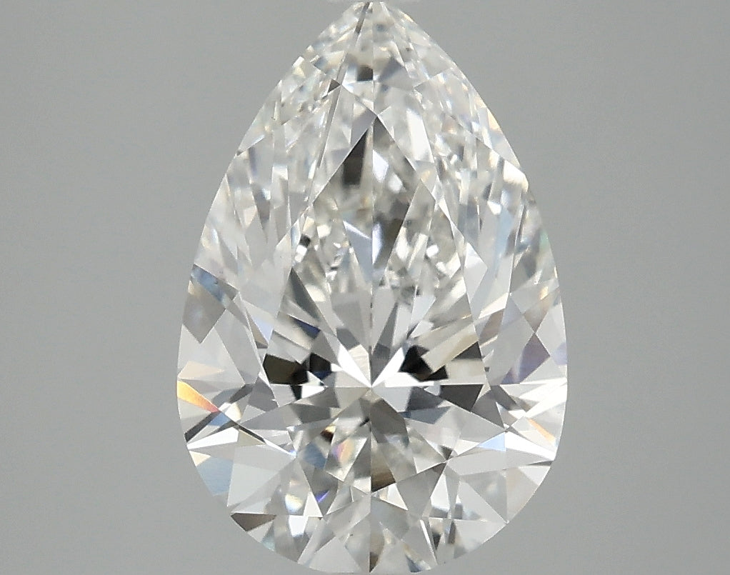 OROLEV Lab Grown Diamond Pear 3.07 Carats - Certification No.728510813