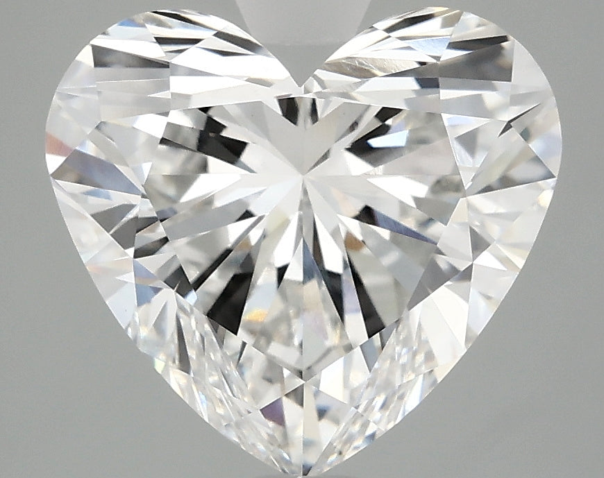 OROLEV Lab Grown Diamond Heart 4.1 Carats - Certification No.712533234