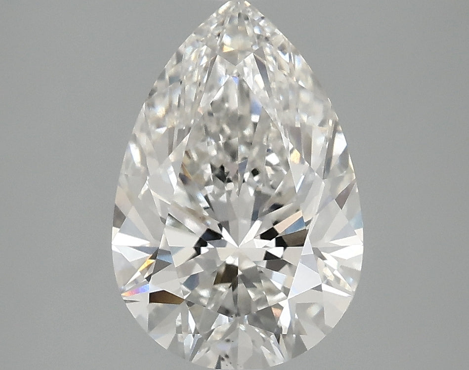 OROLEV Lab Grown Diamond Pear 2.56 Carats - Certification No.760517318