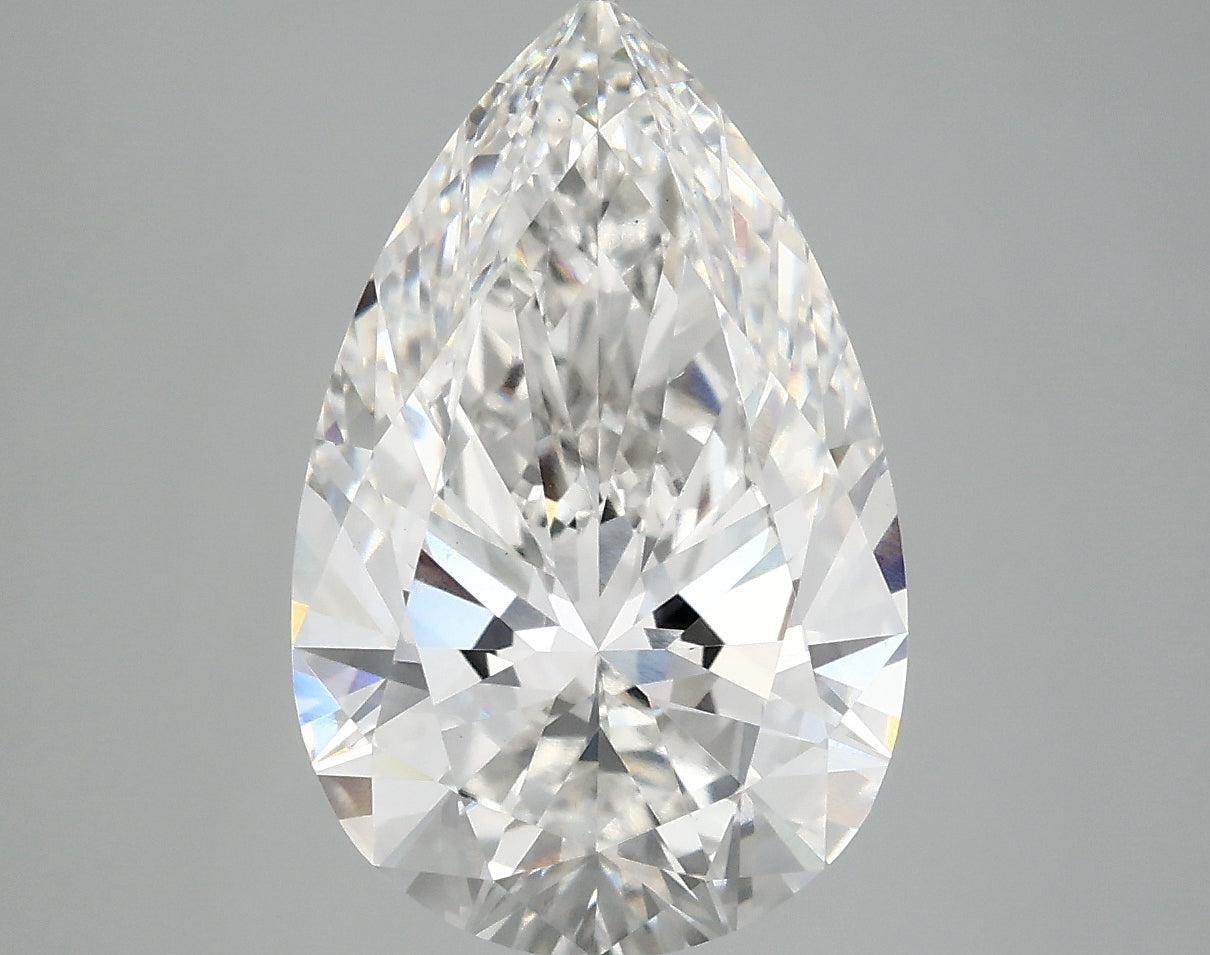 OROLEV Lab Grown Diamond Pear 4.09 Carats - Certification No.761527885
