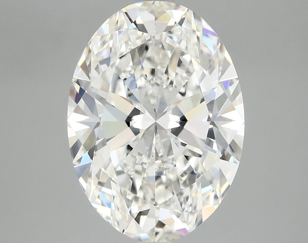 OROLEV Lab Grown Diamond Oval 4.06 Carats - Certification No.797662274