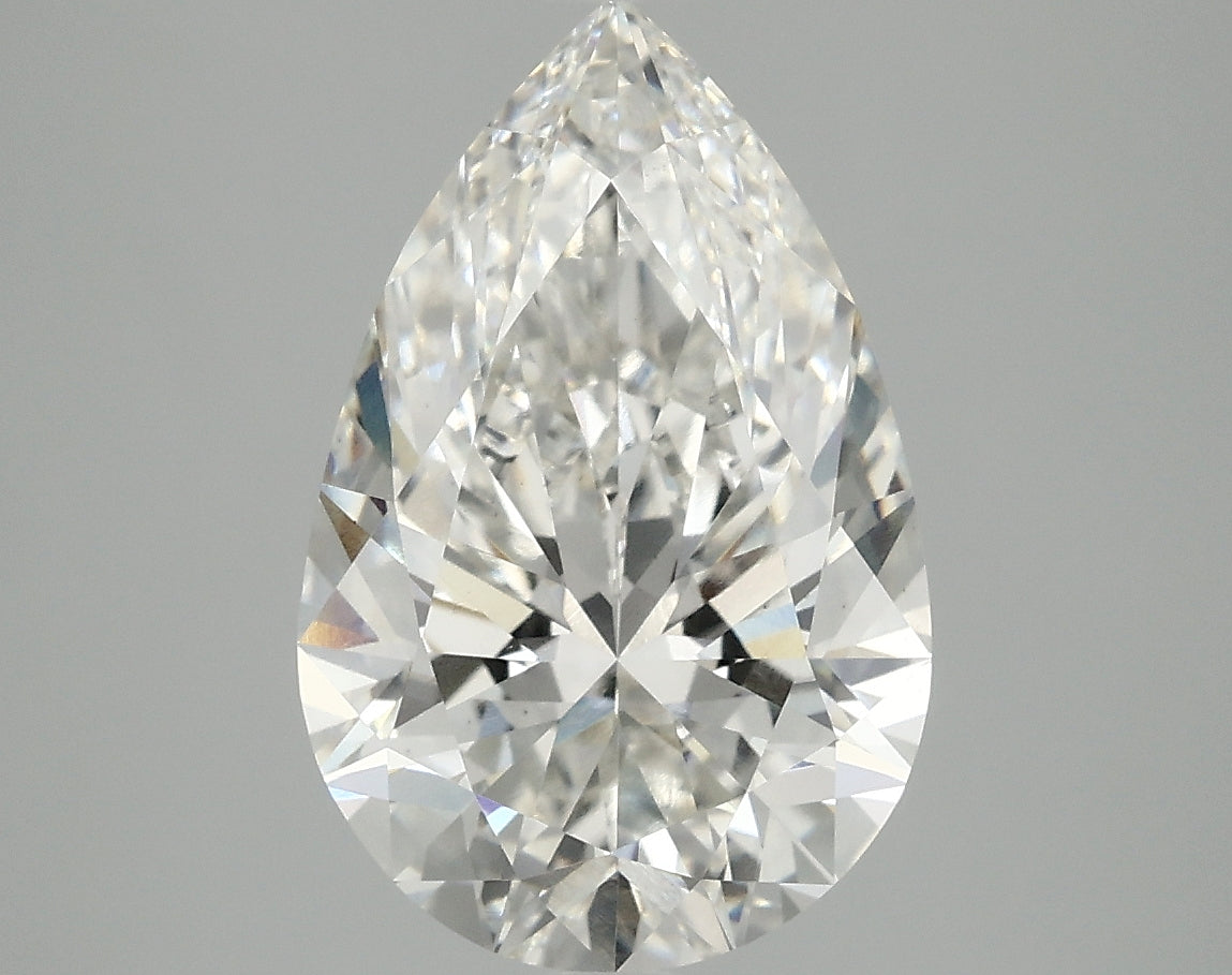 OROLEV Lab Grown Diamond Pear 4.03 Carats - Certification No.797646653
