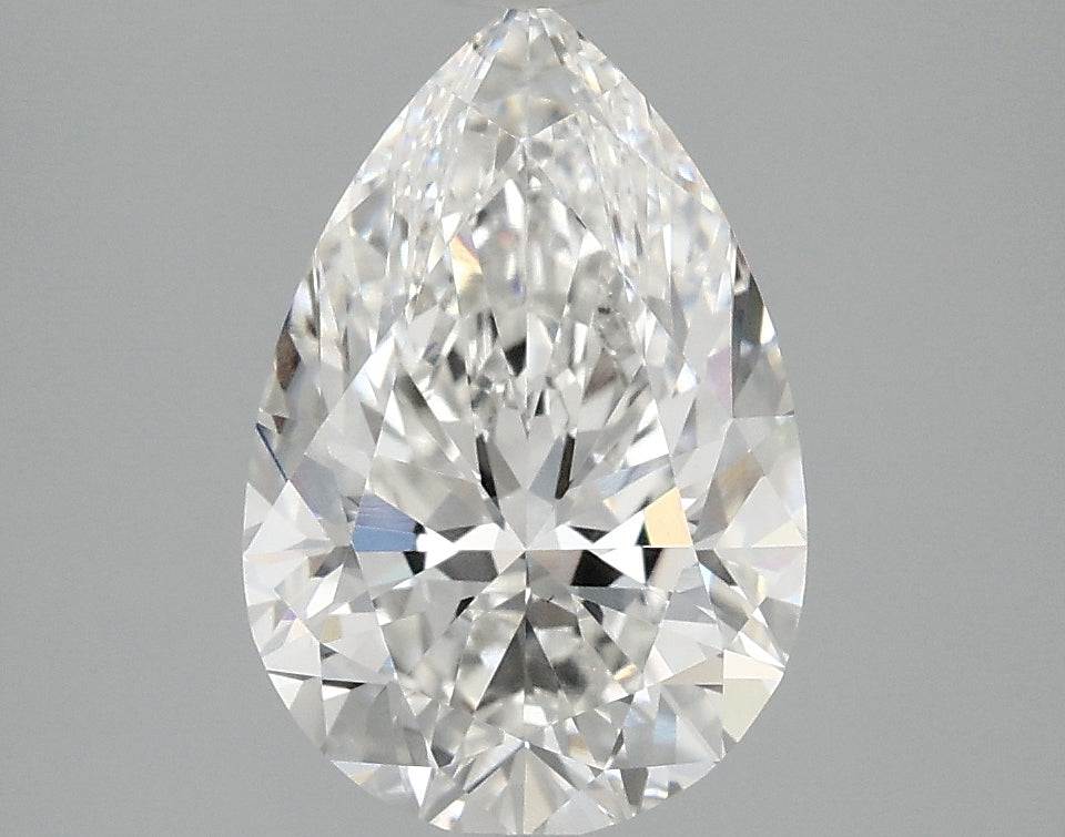 OROLEV Lab Grown Diamond Pear 2.56 Carats - Certification No.771630680