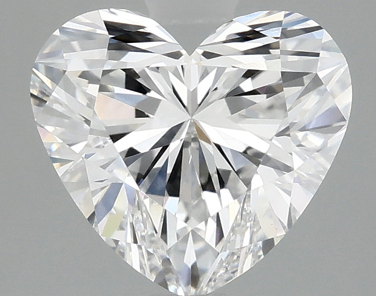OROLEV Lab Grown Diamond Heart 2.55 Carats - Certification No.713596385