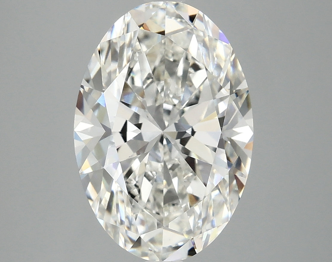 OROLEV Lab Grown Diamond Oval 4.1 Carats - Certification No.795608562