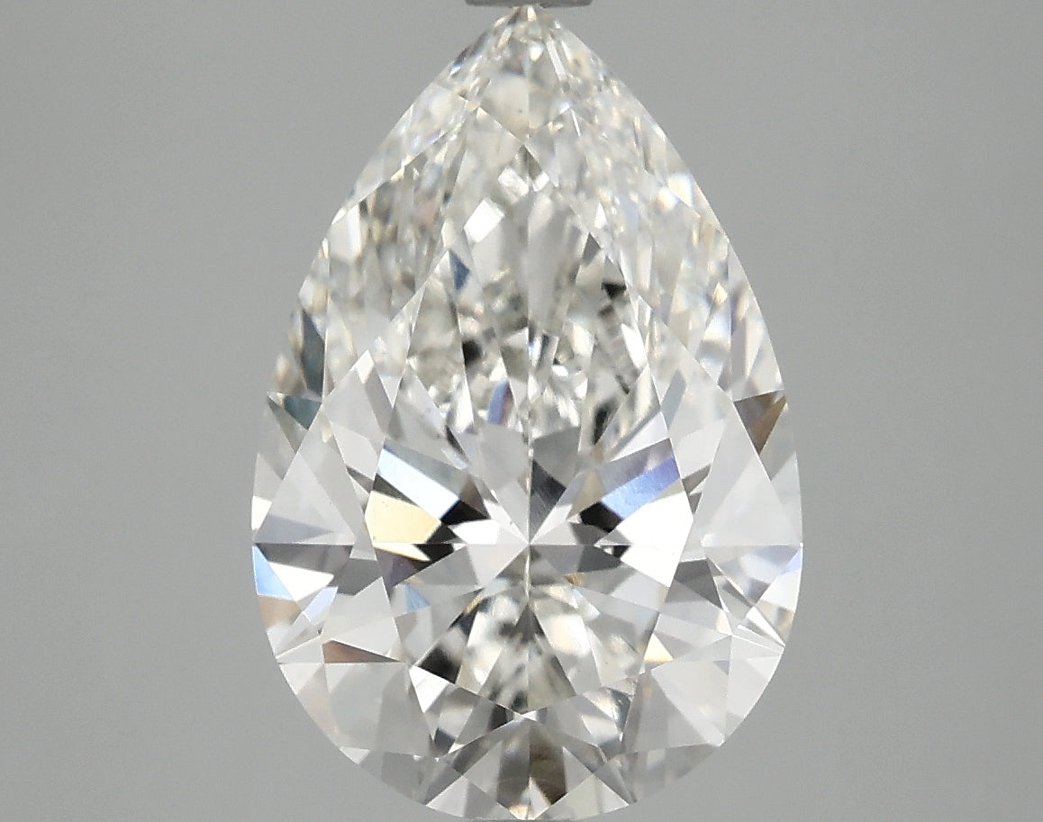 OROLEV Lab Grown Diamond Pear 4.03 Carats - Certification No.729502192
