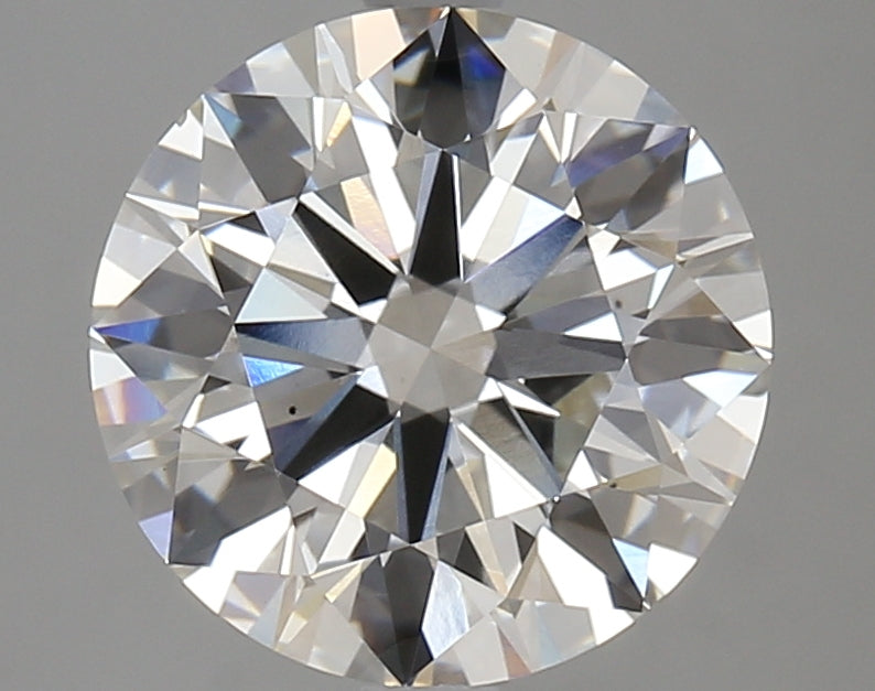 OROLEV Lab Grown Diamond Round Brilliant 3.9 Carats - Certification No.627481277